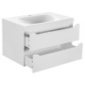 База под раковину Fine 800 подвесная, 2 выкатных ящика soft close, G.White