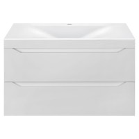 База под раковину Fine 800 подвесная, 2 выкатных ящика soft close, G.White