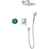 Душевой комплект Hansgrohe Crometta с однорычажным смесителем Lоgis, цвет: хром 27957000