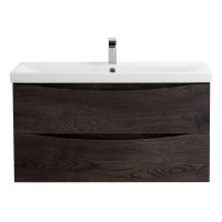 База под раковину подвесная BelBagno MARINO-CER-800-2C-SO-RNG-P Rovere Nature Grigio