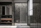 Душевая дверь Veconi Premium Trento PTD-40B, 1400х2000, черный матовый, стекло прозрачное