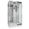 Душевая кабина Niagara Luxe NG-7713WR (82x120х215) низкий поддон(15см),дверь раздвижная,стенки серебро,5 мест
