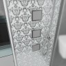 Душевая кабина Niagara Luxe NG-7713WR (82x120х215) низкий поддон(15см),дверь раздвижная,стенки серебро,5 мест