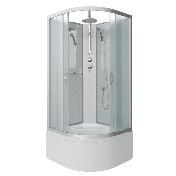 Душевая кабина Niagara Classic NG-2308-14BKT (90х90х210) высокий поддон(40см),стекло матовое,4 места