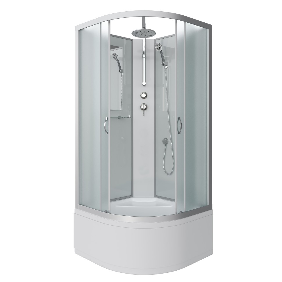 Душевая кабина Niagara Classic NG-2308-14BKT (90х90х210) высокий поддон(40см),стекло матовое,4 места