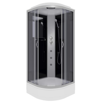 Душевая кабина Niagara Classic NG-3502-14G (100х100х215) средний поддон(26см),стекло тонированное,4 места