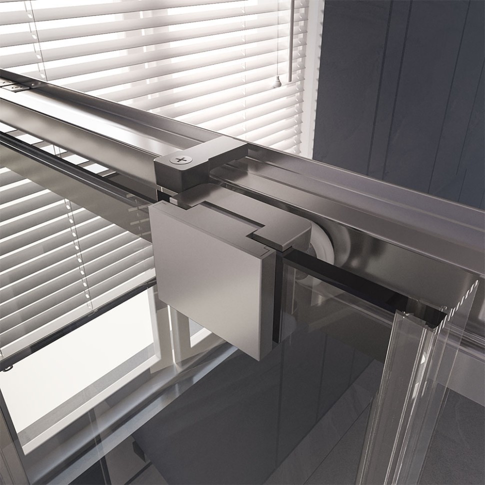 Душевой угол Veconi Premium Trento PTC-SP-30CH, 1200х1000x2000, хром, стекло прозрачное