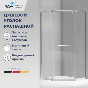Душевой уголок RGW PA-83 (Прозрачное, 800x800)