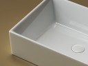 Умывальник чаша накладная прямоугольная Element 590x390x160мм