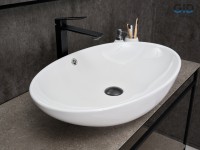 Раковина Gid N9007 51207 накладная белая 63.5x41.5x15