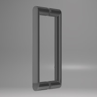 Душевая дверь Dice VDS-4D130CLGM, 1300, вороненая сталь, стекло прозрачное