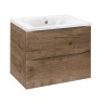 База под раковину Vincea  Mia 600 подвесная, 2 выкатных ящика soft close, V.Oak