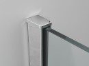 Душевое ограждение Ambassador Diamond 12011107R (120х80х200) прямоугольник,хром,стекло прозрачное,распашная-складная,1 место