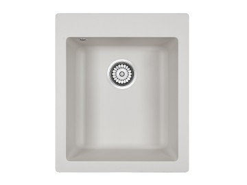 Мойка KANTE 40, IT-GRANIT, PM104249-WH, белый, 415х490 мм, Paulmark