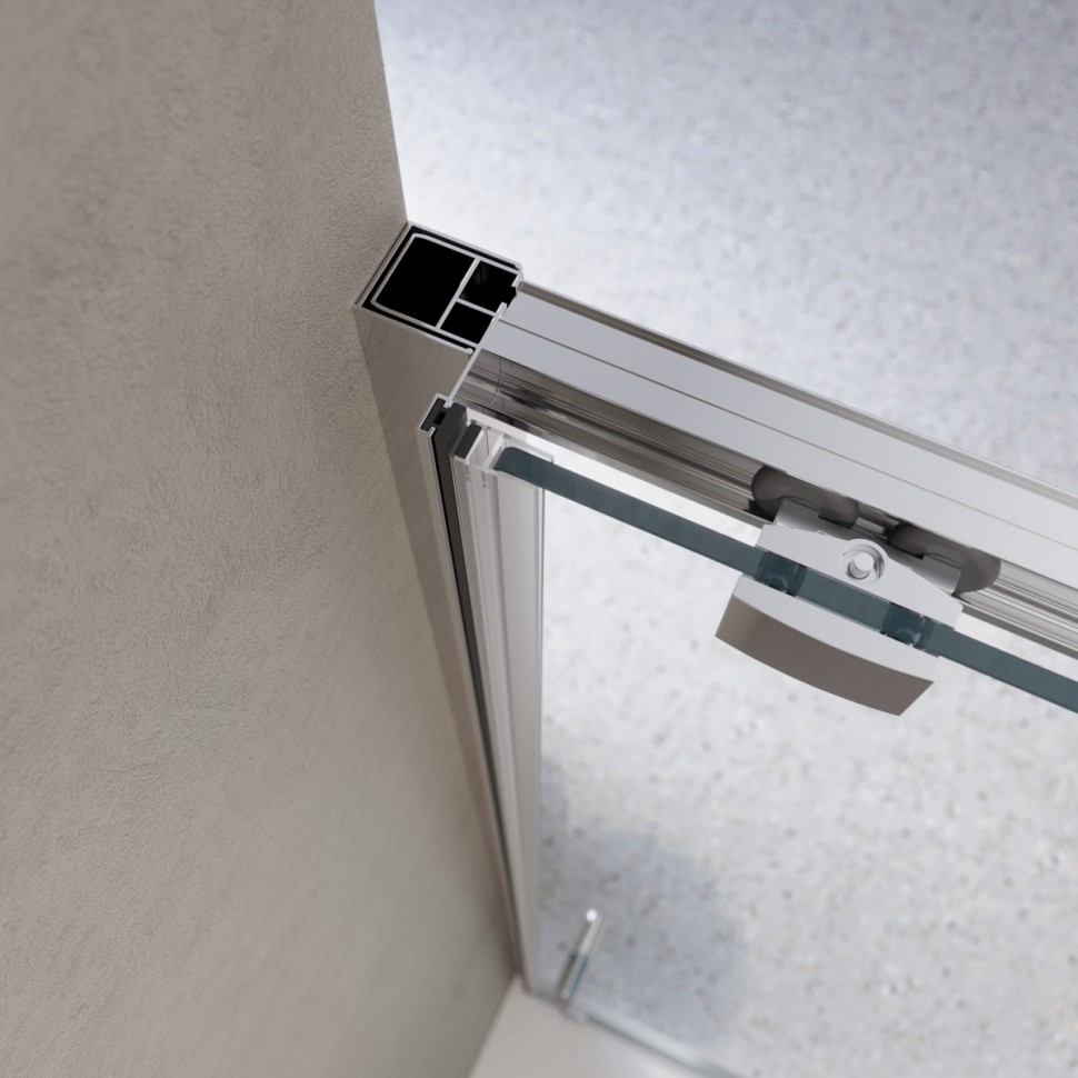 Душевая дверь BelBagno LUCE-BF-1-120-C-Cr