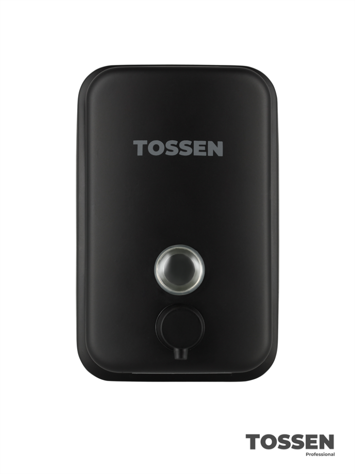 TOSSEN MN-500 MB - механический диспенсер жидкого мыла (коллекция «Матовый чёрный»)  