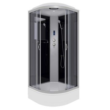 Душевая кабина Niagara Classic NG-3502-14P (100х100х215) средний поддон(26см),стекло тонированное,4 места