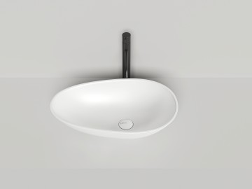 Раковина накладная PAOLA 580х345х140 S-Sense Глянцевое