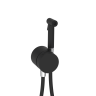 Гигиенический душ GRB INCOOL 90227902 встраиваемый, черный матовый  