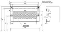 Тумба с раковиной Lino 100 (Flat) Дуб Веллингтон