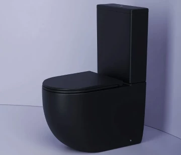 Напольная пристенная чаша унитаза METROPOL Rimless CN4001-BMB Ceramicanova