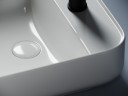 Умывальник чаша накладная квадратная Element 390x390x140мм