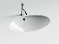 Раковина встраиваемая снизу CERAMICANOVA Era овальная 615x435x220 мм цвет белый арт. CN6081