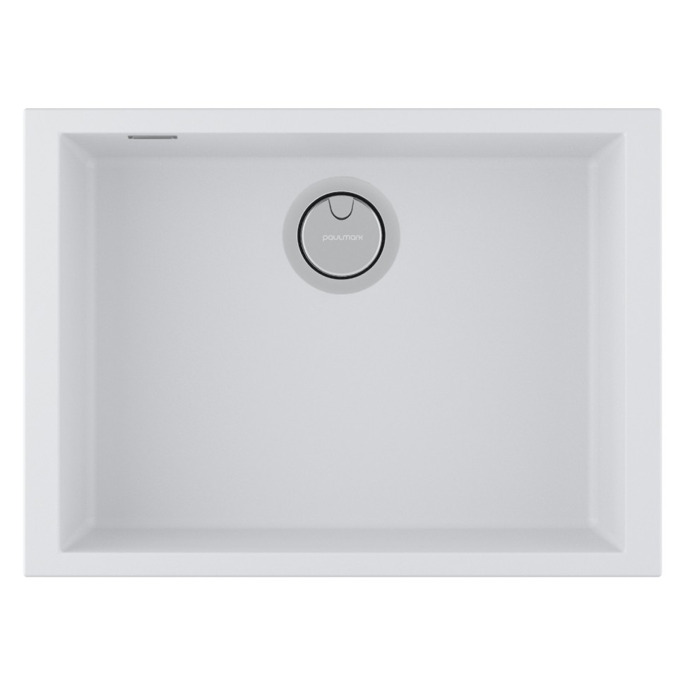 Мойка NEO CLASSIC 60, ACRYSTONE, PM966044-WH, WHITE, 600х440 мм, Paulmark
