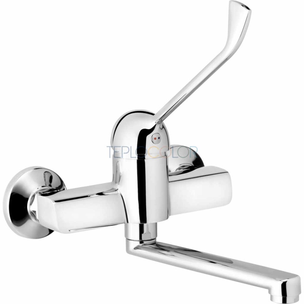 Смеситель для раковины, настенная, с рычагом Clinic