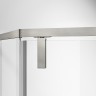 Душевой уголок Слим-Н (Slim-N) VSP-4SN900CLBN, 900*900, брашированный никель, стекло прозрачное