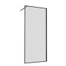 Душевая перегородка Walk-In VSW-1HP110FLB, 1100*2000, черный, стекло рифленое