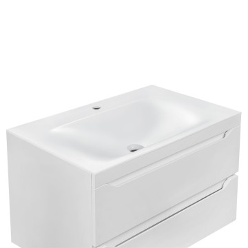 Раковина VCB-1F800W из искусственного камня, цвет белый