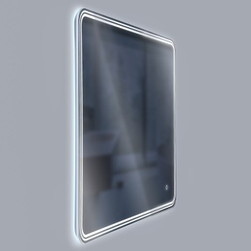 Зеркало LED VLM-3MA100 1000х800 c сенсорным выключателем и диммером