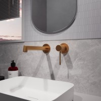 Смеситель для раковины Дизаер (Desire) VBFW-1D1BC встраиваемый однорычажный, брашированная медь