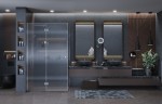 Душевое ограждение Ambassador Diamond 12011108L (120х90х200) прямоугольник,хром,стекло прозрачное,распашная-складная,1 место