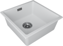 Мойка LUMI 45UNI, IT-GRANIT, LU45-WH, белый, 455х460, Paulmark