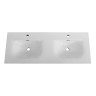 Керамическая раковина с двумя чашами BelBagno BB-8099-120-2