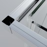 Душевой уголок Софт 2 (Soft 2) VSS-3SO2800CLG, 800*800, брашированное золото, стекло прозрачное,  