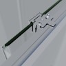 Душевой уголок Софт 2 (Soft 2) VSS-3SO2800CLG, 800*800, брашированное золото, стекло прозрачное,  