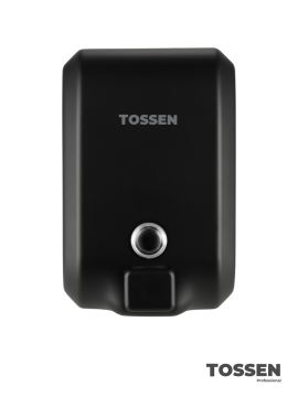 TOSSEN MN-1200 MB - механический диспенсер жидкого мыла (коллекция «Матовый чёрный»)