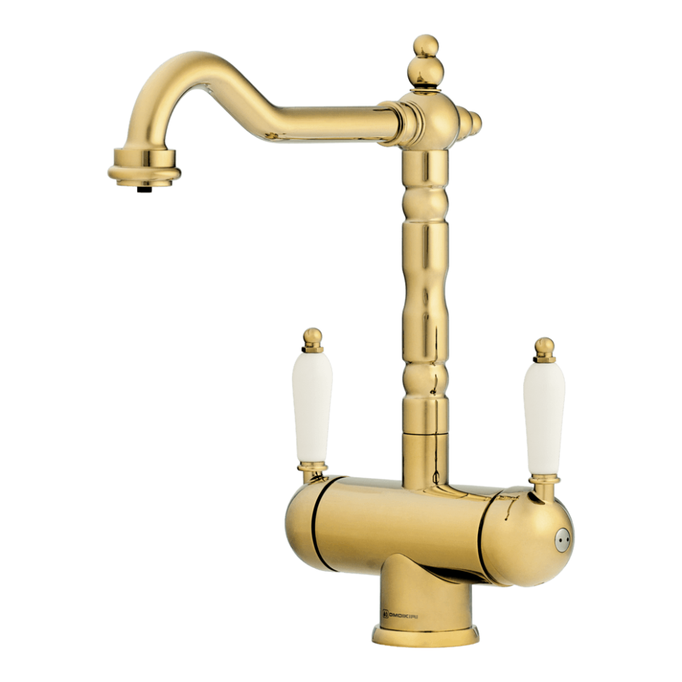Смеситель для кухни Omoikiri Amagasaki-G латунь/золото