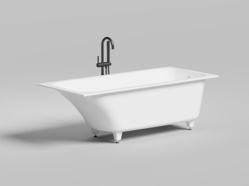 Ванна встраиваемая ORLANDA 170x75 S-Stone Матовое