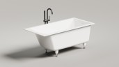 Ванна встраиваемая CASCATA 170x70 S-Stone Матовое