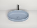 Раковина накладная LUCE  покраска по RAL полностью 690х395х155 S-Stone Матовое