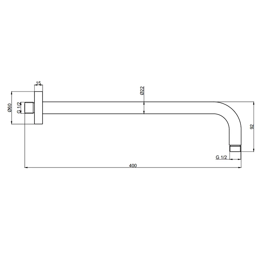 AQM8408MB Набор для комплектации ванны с изливом, верхним и ручным душем, матовый черный