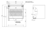 Тумба c раковиной Lino 60 (Flat) белый глянец
