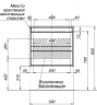 Тумба c раковиной Lino 60 (Flat) белый глянец