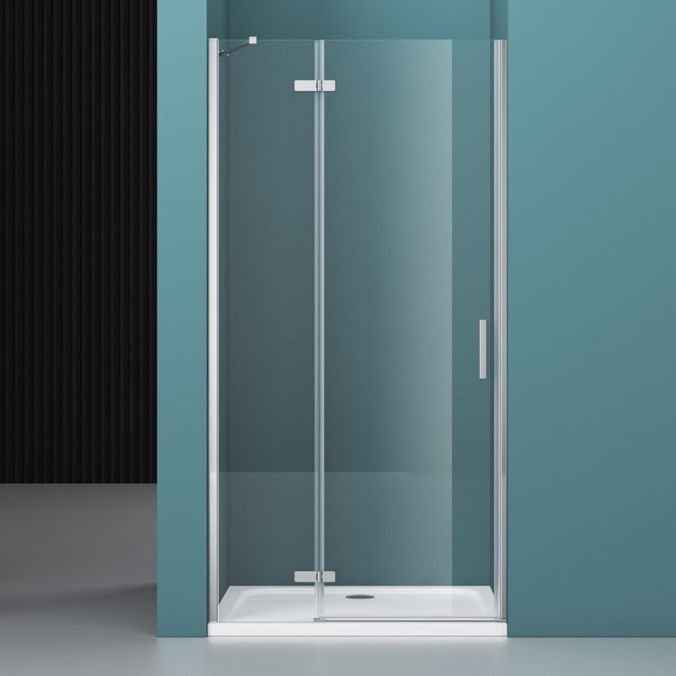 Душевая дверь BelBagno KRAFT-B-12-60/40-C-Cr-L