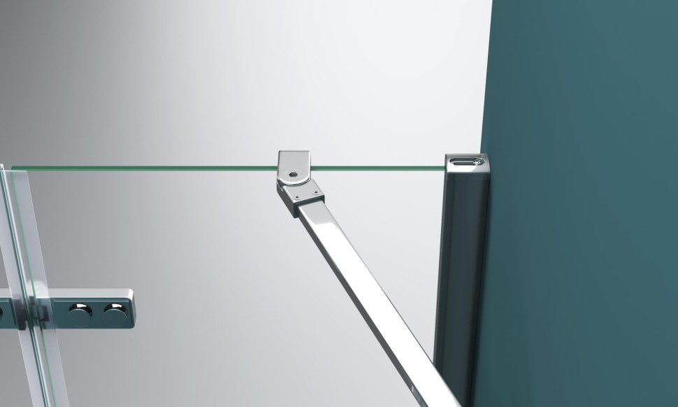Душевая дверь BelBagno KRAFT-B-12-60/40-C-Cr-L