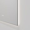 Зеркало Vincea LED VLM-4F800GM-2 800х800 c сенсорным выключателем, антизапотевание, вороненая сталь